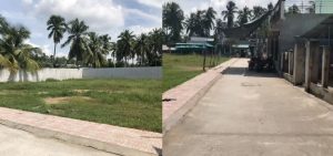 Bán đất full thổ cư gần chợ Vĩnh Bình DT 9x30m