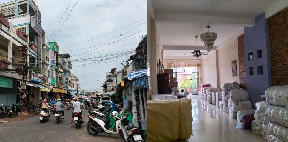 Nhà mặt tiền đường Trưng Trắc - mặt tiền chợ mỹ tho tương lai