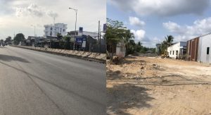 Bán 1650m2 đất mặt tiền QL1A, cách ngã 3 Trung Luơng 2km về miền tây, Mỹ Tho