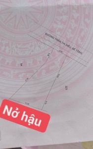 Đất thổ cư mặt tiền Trần Thị Điểu 5x22m hậu 12m, tổng DT 170m2