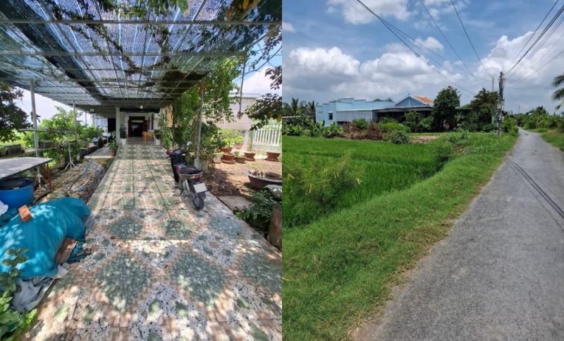 Bán nhà đẹp 13 x 33m đường nhựa, xã Tân Phước, Gò Công Đông, Tiền Giang
